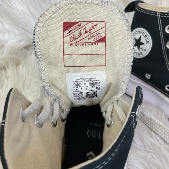 Converse Run Star Hike Black High-Top Platform Sneakers 6 - Picture 14 of 15